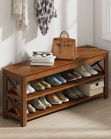 shoe rack bench