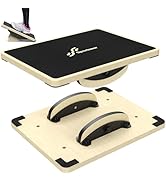 Sportneer 2-in-1 Balance Board – Adjustable Wobble &amp; Slant Board for Core Strength, Stretching, R...