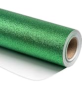 RUSPEPA Glitter Wrapping Paper - Mini Roll - Solid Color Glitter Sparkle Paper Perfect for Weddin...