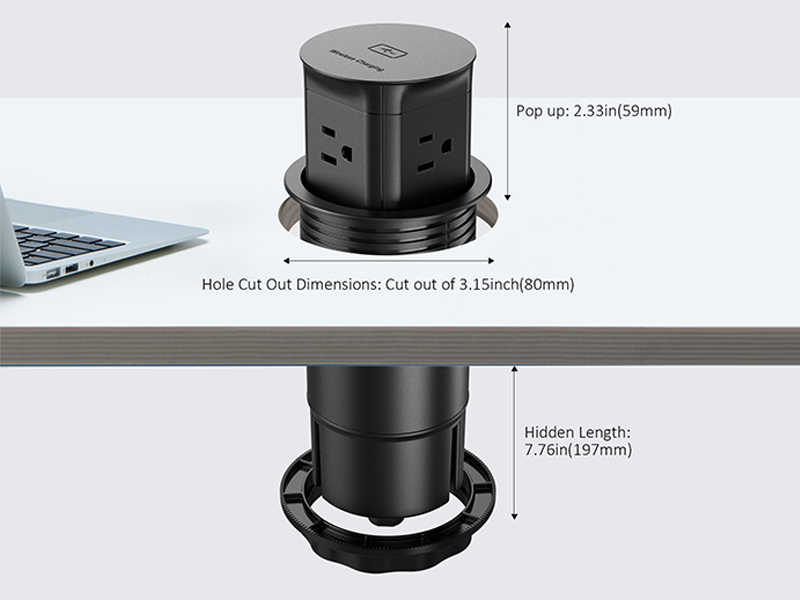 Space Saver Recessed Outlet