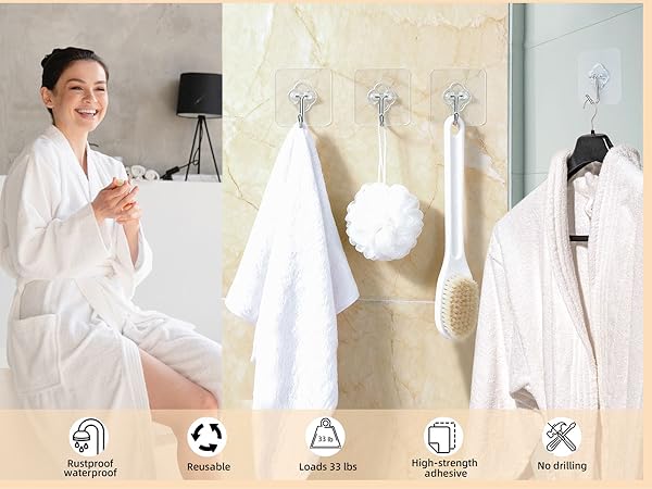 adhesive hooks for hanging