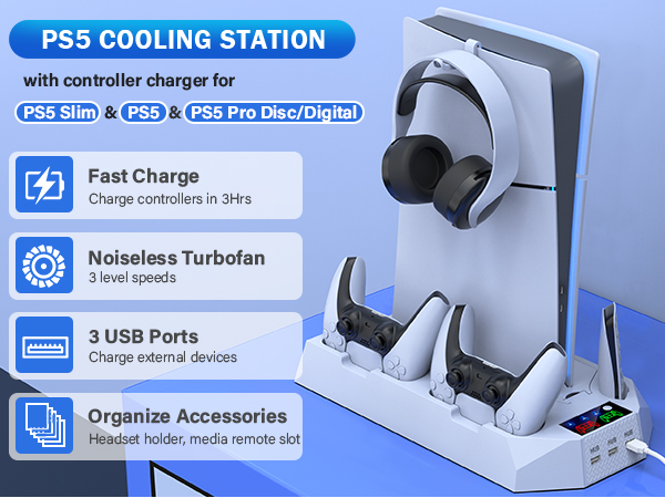 ps5 slim cooling station