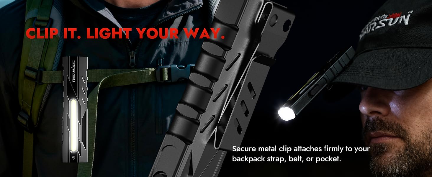 clip on flashlight