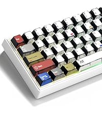 dagaladoo Cute Candy Keyboard keycap Set,dye sub pbt keycaps Colorful,MOA Profile Custom keycaps, Ra...