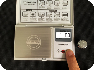 Silver reloading scale