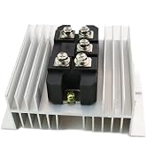 Aigoodele 3 Phase Rectifier Bridge 100Amp MDS100A1600V Diode Bridge Rectifier with Heat Sink W-95...