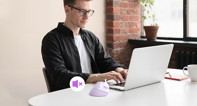 purple vertical mouse
