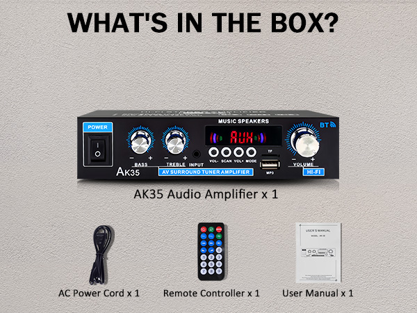 Amplifier Home Audio Stereo