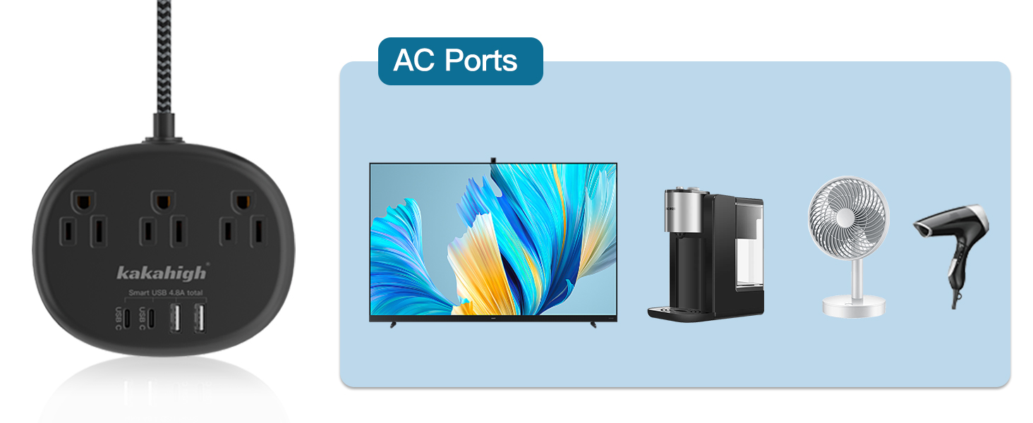 extension cord black