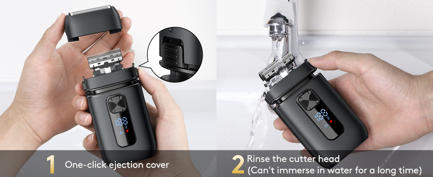 travel shavers for men rechargeable