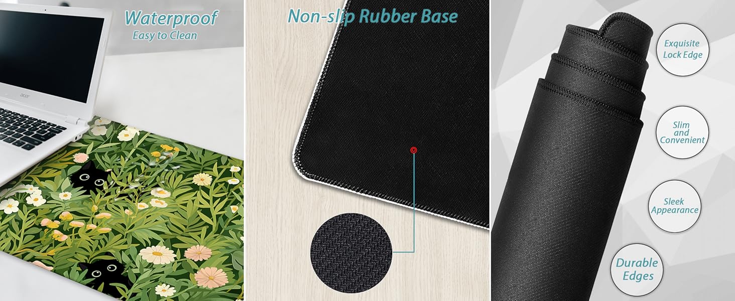 Non-Slip Large Gaming Mouse Pad