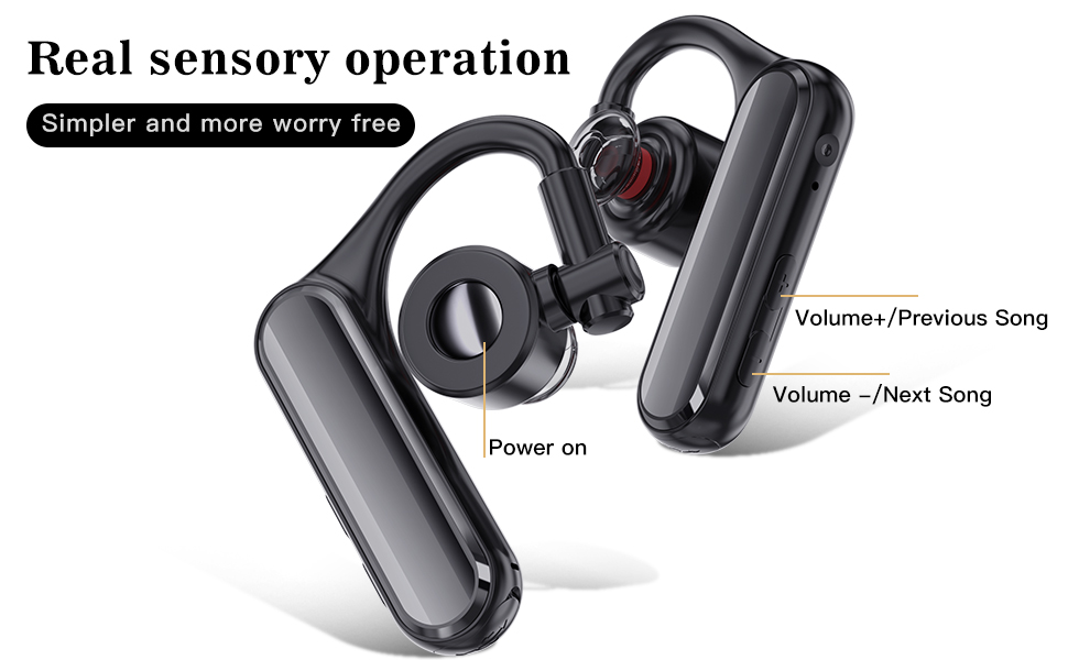 One-touch answer and volume +/-, track up and down
