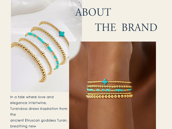 gold bead bracelets for women
