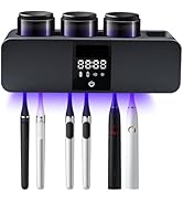 LXIANGN 3 in 1 Toothbrush Cleaner Holders for Bathrooms,Wall Mounted Toothbrush Holders with Dryi...