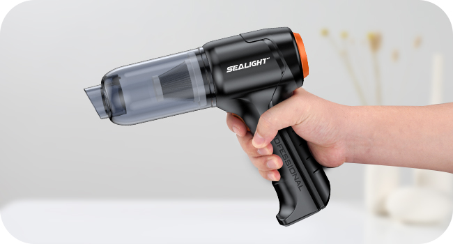 mini car vacuum sealight portable compact car vacuum wireless handheld car vacuum cleaner