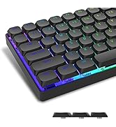 Low Profile Keycaps, Shine Through Keycaps, Custom Keyboard Keycaps, Keycaps 75 Percent Full Size...