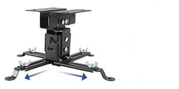 Strong universal fine adjust projector mount