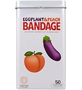 BioSwiss Bandages, Eggplant and Peach Shaped Adult Self Adhesive Bandage, Latex Free Sterile Woun...