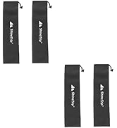 4 PCS tent pole bag walking stick bag hiking poles bag pole carry case Tarp Pole Bag fishing rod ...