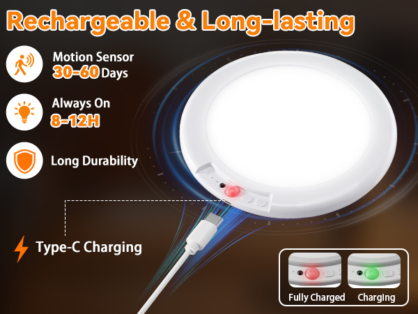 Rechargeable &amp; Long-lasting