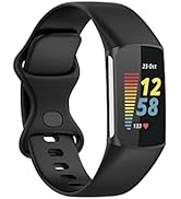 Digicharge Replacement Strap for FitBit Charge 5 Bands, Fit Bit Charge5 WristBand Sport Bands Wri...