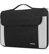 DOMISO 15.6 Inch Waterproof Laptop Sleeve with Retractable Handle Portable Tablet Case Bag for 15...