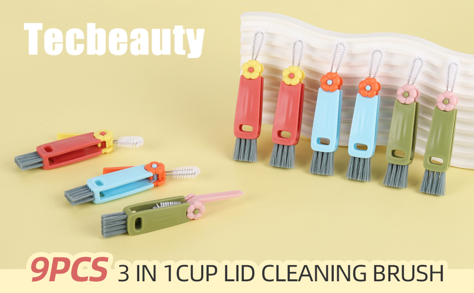 cup lid cleaning brush