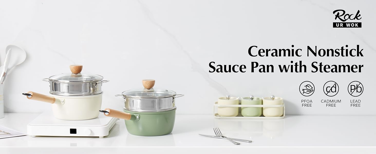 sauce pan with steamer