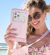 Case-Mate IP68 Waterproof Large Phone Pouch with Bow Design - Travel Beach Cruise Ship Essentials...