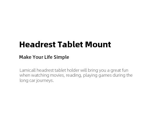 car tablet holer headrest