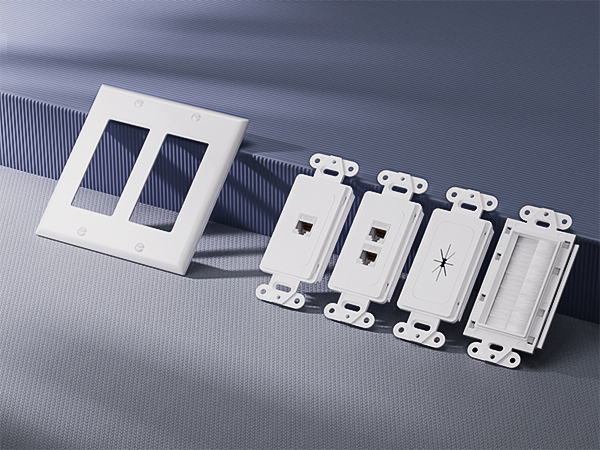 VCELINK UL Listed Double Wall Plate Cover