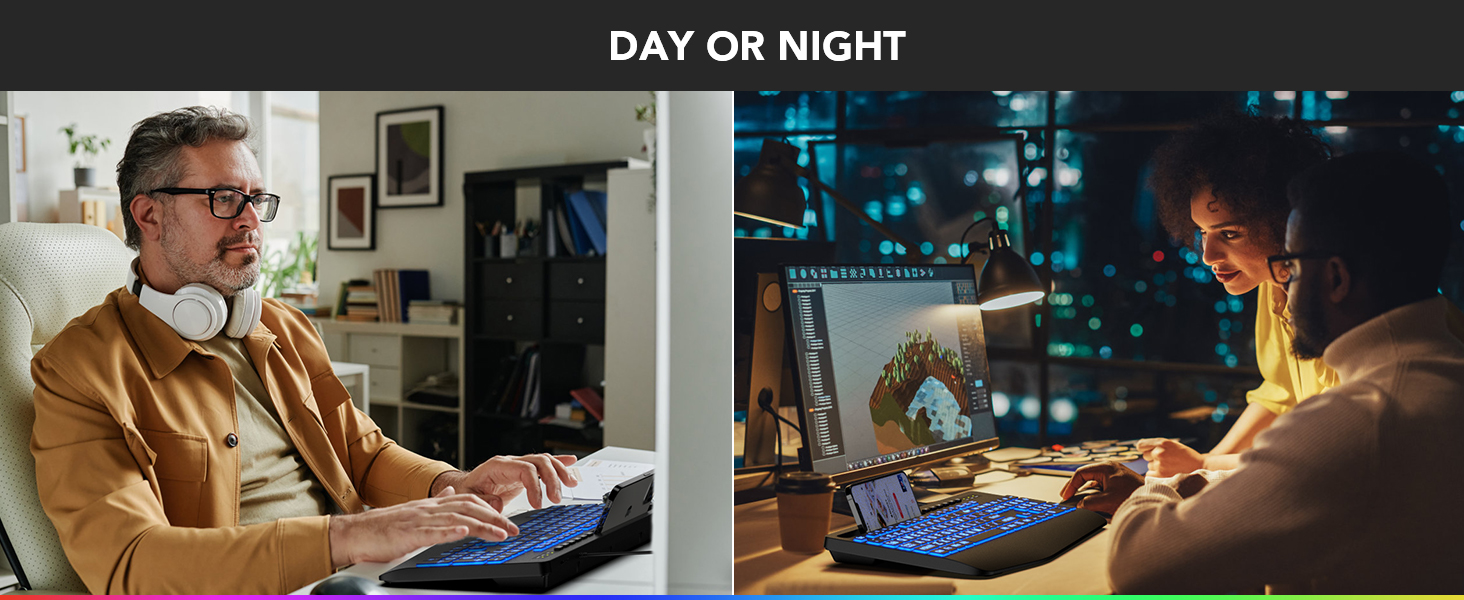 computer keyboards Comfort Readability Functionality