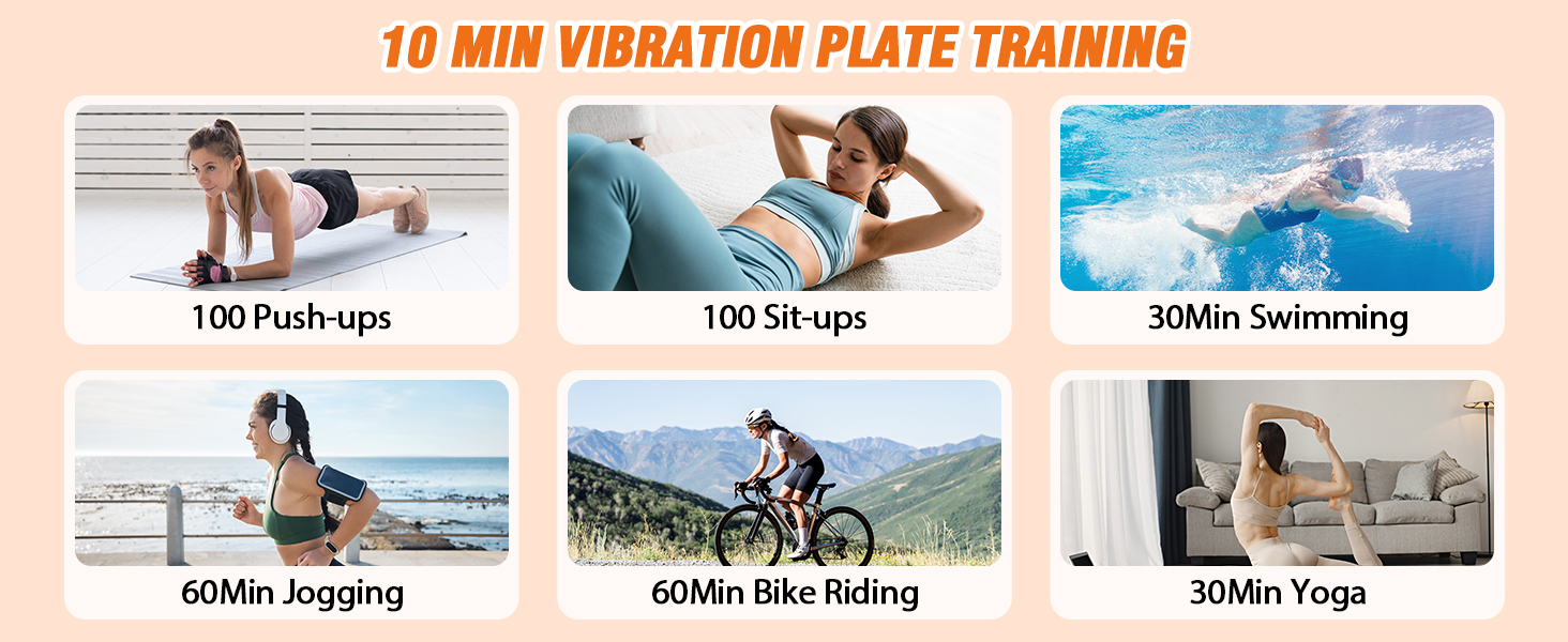 10min vibration plate training