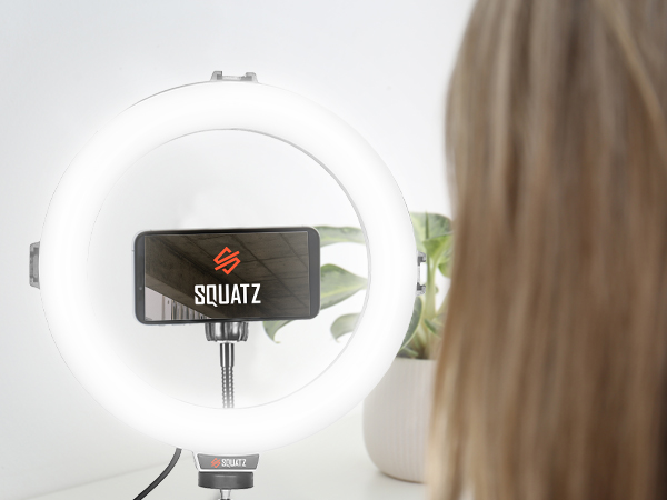 SQUATZ 11’’ LED 12W Selfie Ring Light R11 with Wired Control,