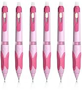 M&amp;G 6 PCS Retractable Erasable Gel Pens, 0.5mm Black Ink Gel Pen, Fine Point Erasable Pen Make Mi...