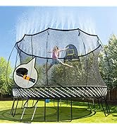 Hourleey Trampoline Sprinkler, 39FT Outdoor Trampoline Water Sprinkler for Kids, Fun Summer Water...
