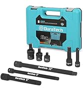 DURATECH Impact Socket Adapter Set, 8-piece including 3/8 in. and 1/2 in. Drive Adapter and Unive...