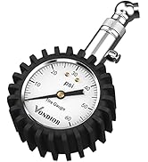 Tire Pressure Gauge - (0-60 PSI) Heavy Duty, Certified ANSI Accurate with Large 2 Inch Easy to Re...
