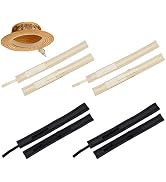 BENECREAT 8Pcs Hat Size Tape Hat Size Reducer, Paste Style Adjustable Bands Hat Sizer Insert for ...