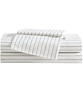 Eddie Bauer - Queen Sheet Set, Cotton Percale Bedding Set, Super Soft and Bedding Set, Oeko-Tex C...