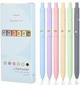 FIOVER Colored Pens, 6 Pack Colorful Gel Pens, Medium Point 0.7mm, Smooth Writing Pens Multicolor...
