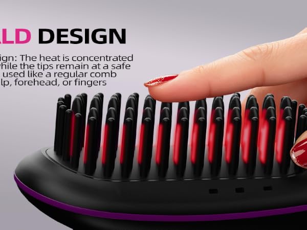 hair straightener brush