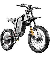 Readygo EKXBIKE X21Max Adult Off Road Electric Bike, 60V30AH Lithium Battery 60 Miles, 3000W (5000W ...
