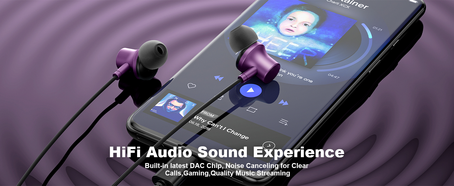 wired usb c earphones