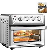 COSTWAY Air Fryer Toaster Oven, 7-in-1 Convection Countertop Oven with Auto-Shut-Off, Timer, Acce...