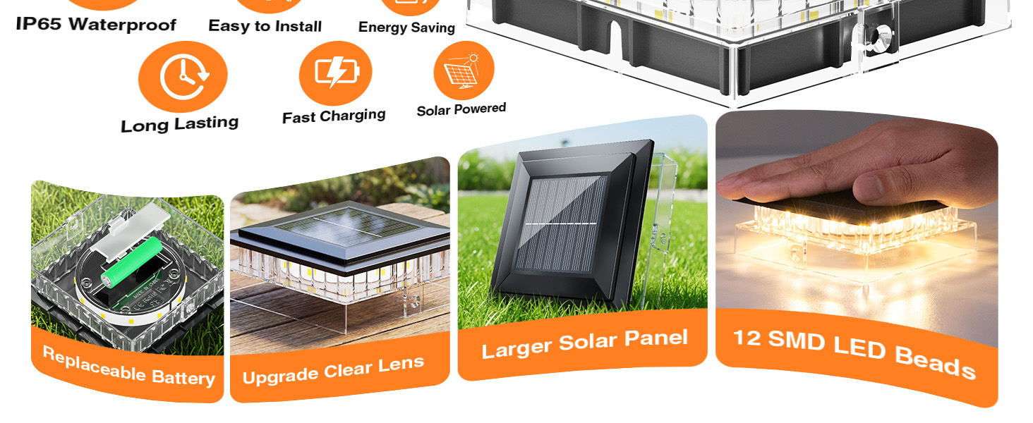 solar post lights outdoor