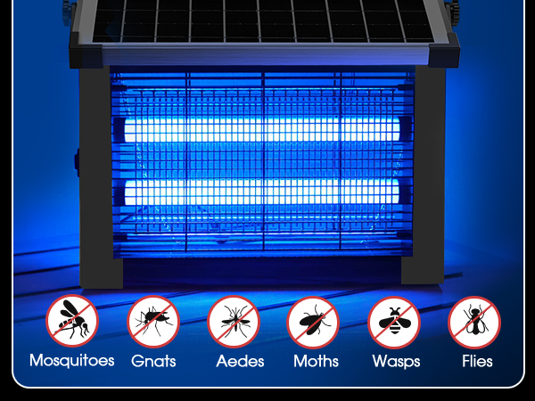 solar mosquito zapper outdoor