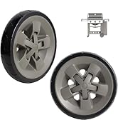 67445 Grill Wheels for Weber Genesis II Parts and Genesis II LX 300 200 400 600 Series, 8 inch Pl...