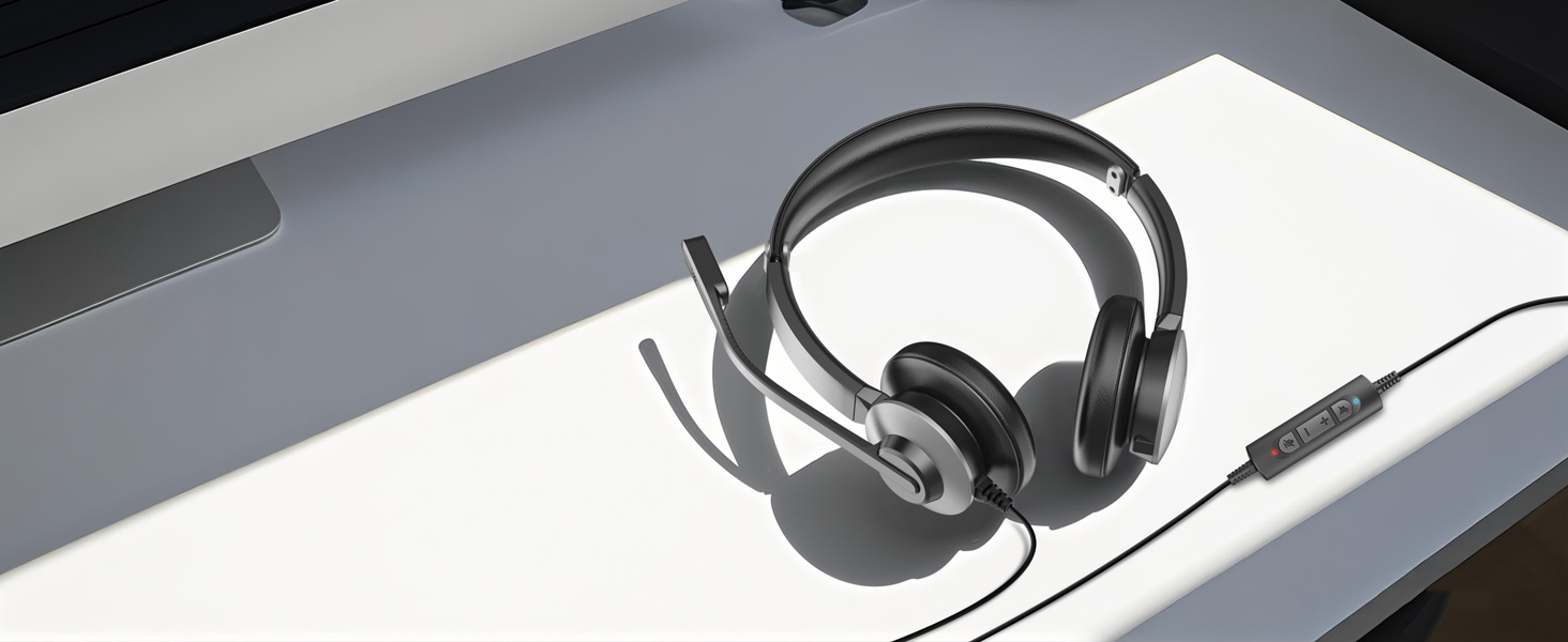 usb headset with microphone for pc