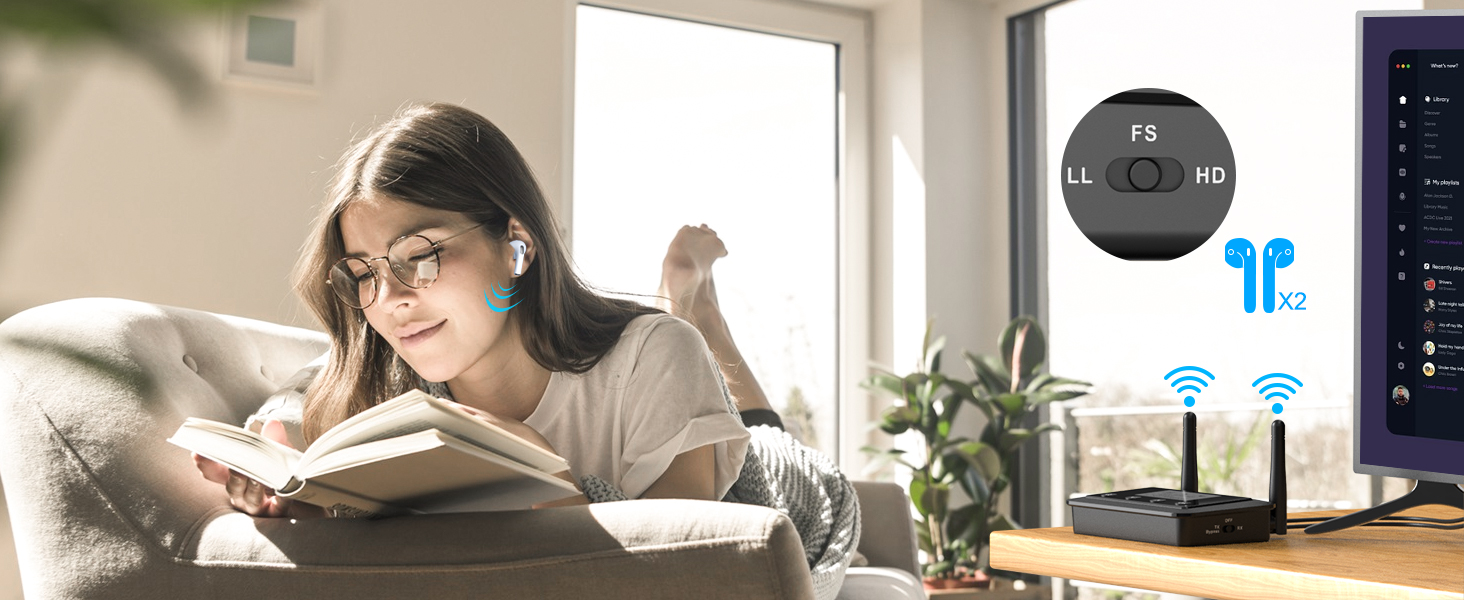 dual bluetooth transmitter